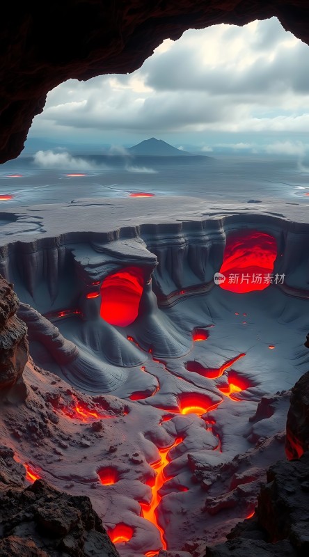 熔岩峡谷奇景