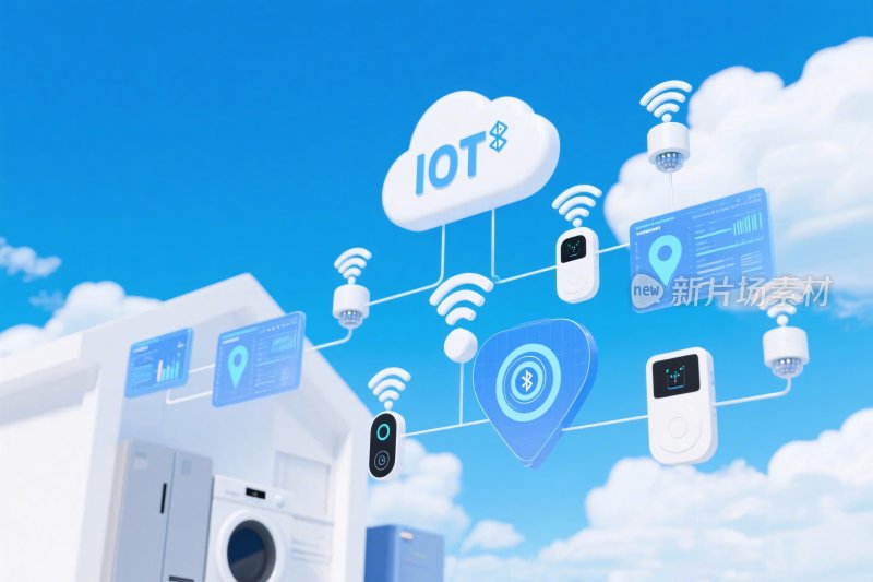 智能家居物联网插画