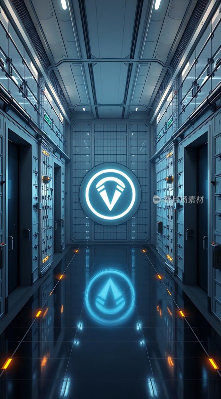 科技感走廊未来主义设计风格