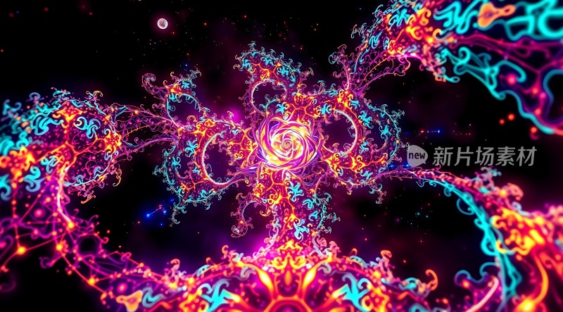 神秘宇宙之彩色漩涡