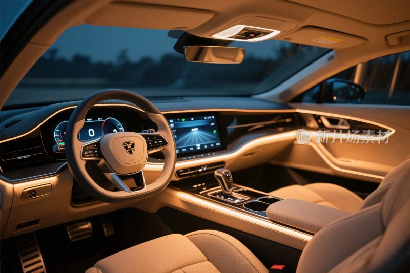 汽车内饰驾驶场景