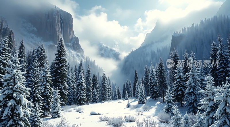 雪域秘境静谧之林