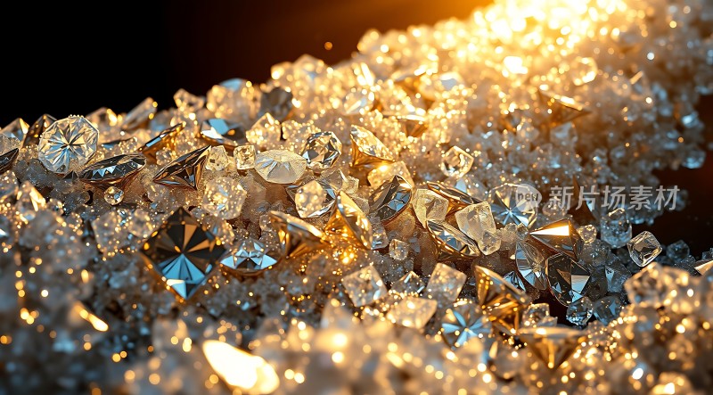 璀璨钻石闪耀光芒