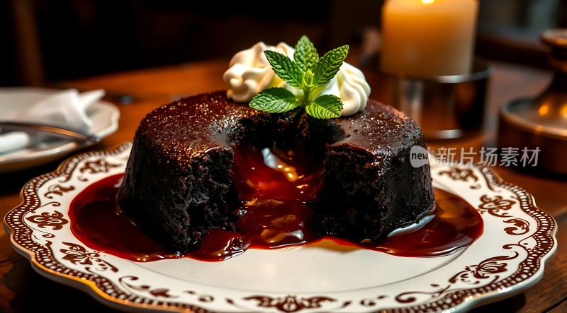 熔岩巧克力蛋糕