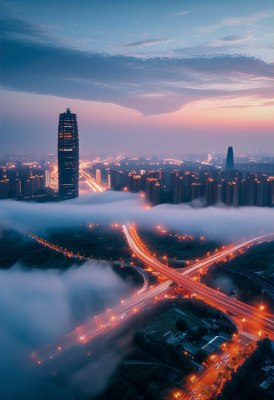 郑州夜景航拍 郑州夜景航拍