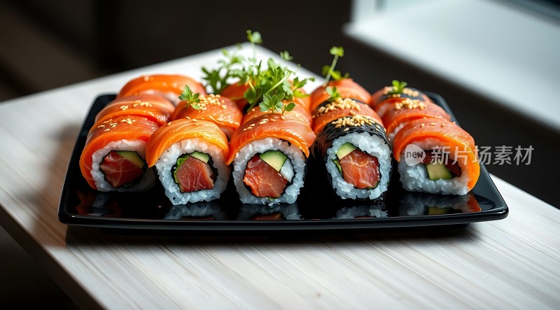 新鲜刺身寿司大餐