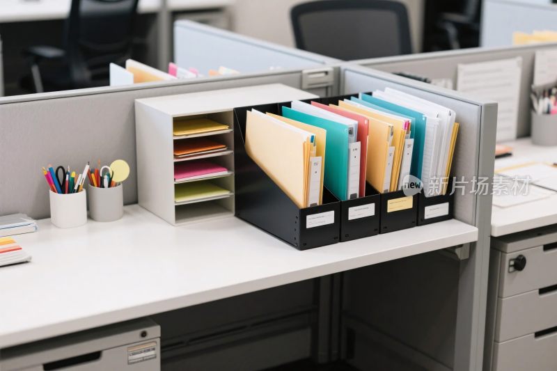 办公桌面文件排列