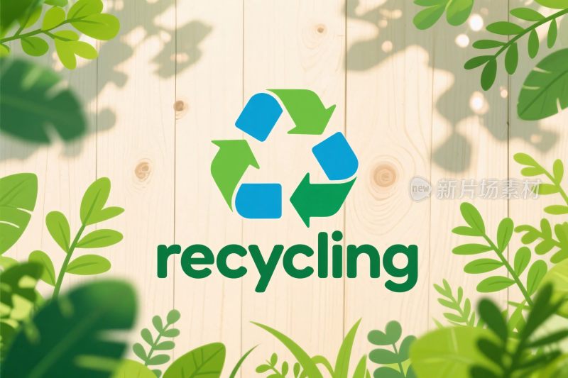 环保回收插画