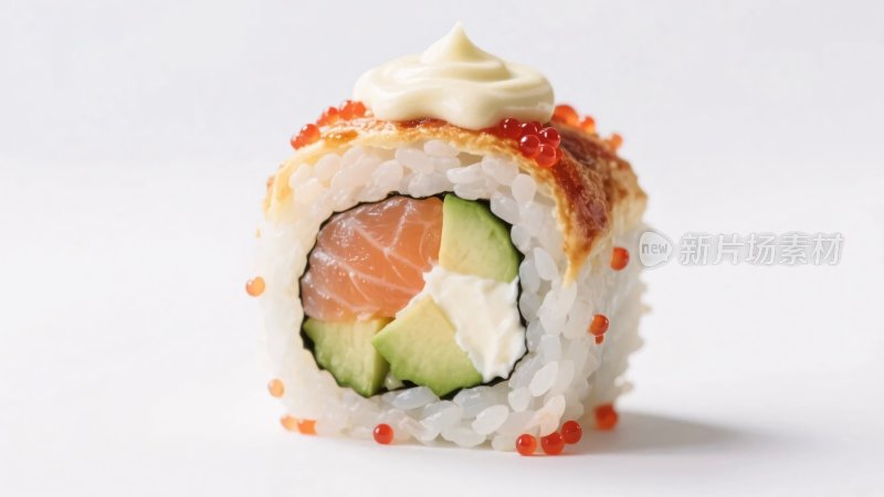 三文鱼牛油果寿司卷