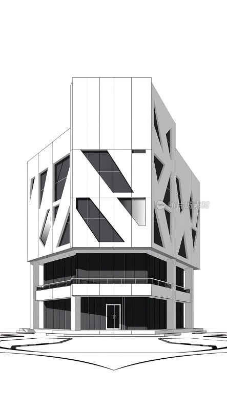 现代建筑外观设计图