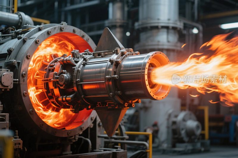 工业设备火焰作业场景