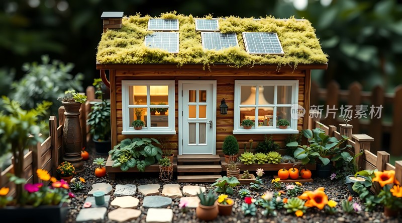 绿色小屋温馨家园