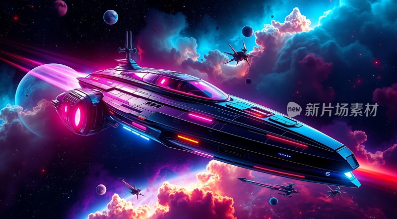 星际航行未来飞船探索宇宙