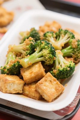 西兰花豆腐美食图 西兰花豆腐美食图