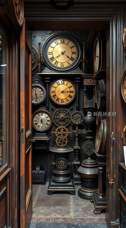 古董钟表陈列室