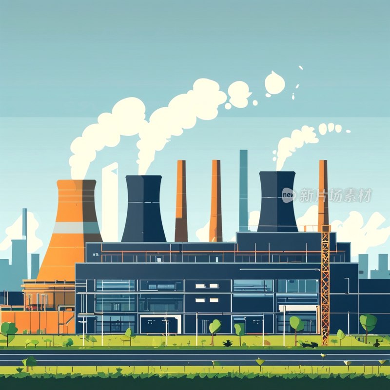 工业厂房轮廓图