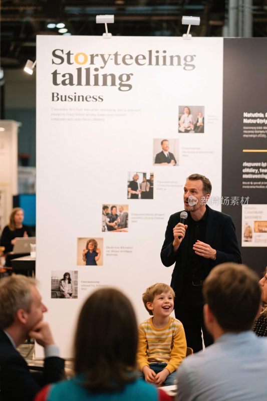 商务活动故事讲述现场