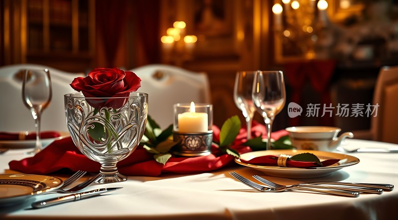 烛光晚餐浪漫时刻
