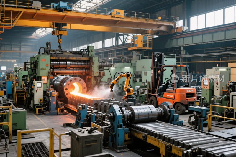 工业车间机械生产场景