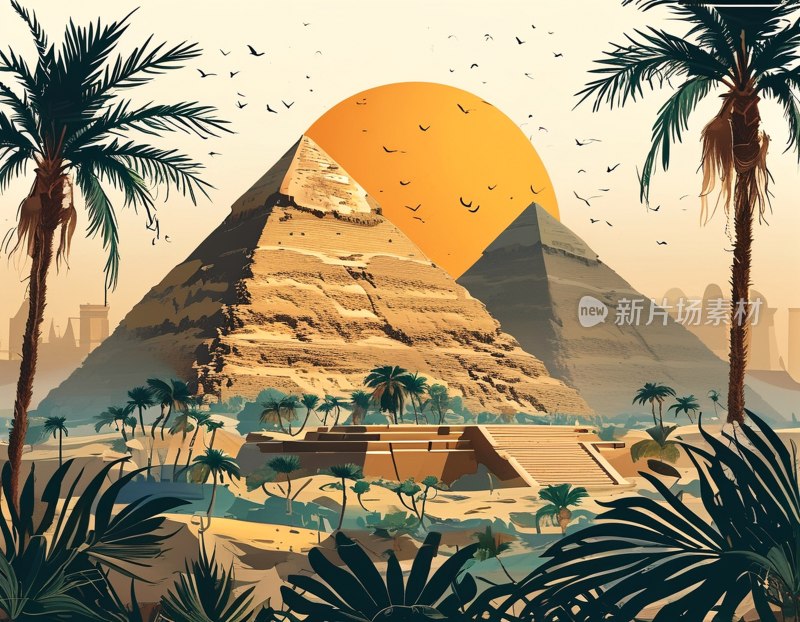 埃及金字塔图案