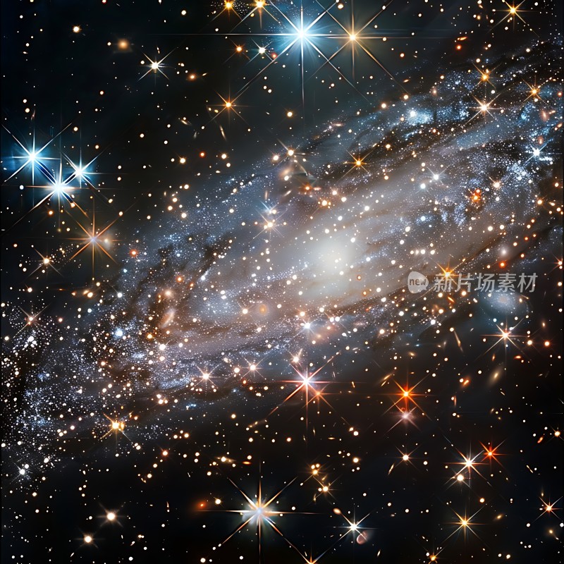 璀璨星河中的螺旋星系