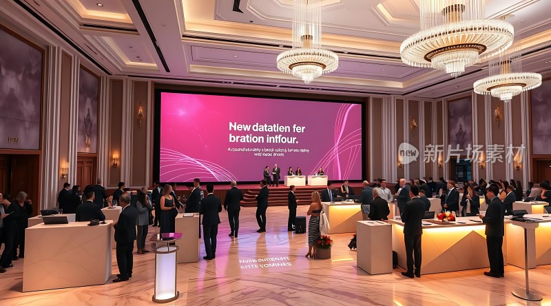 新品发布会现场