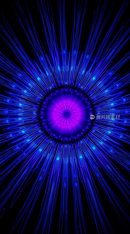 紫光环绕的神秘能量场