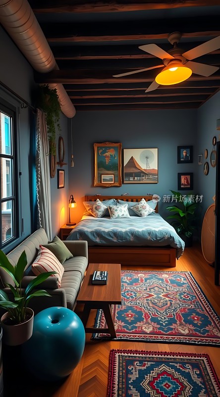 温馨卧室舒适生活空间