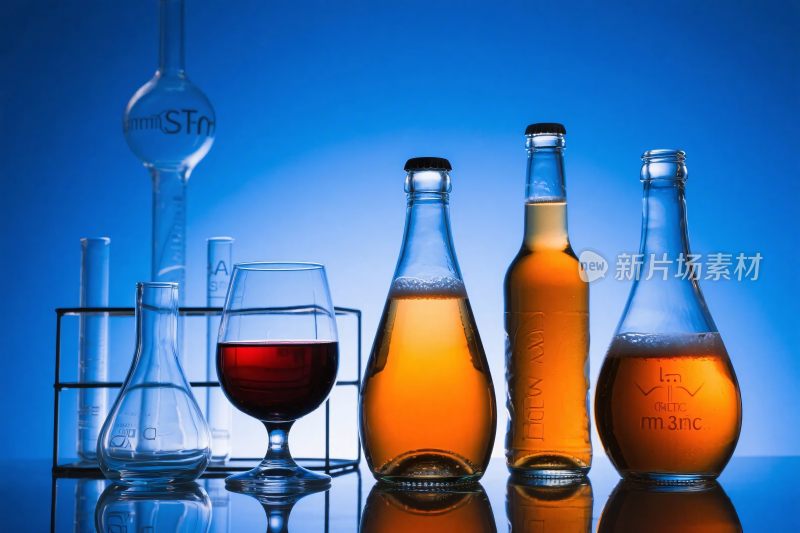实验室玻璃器皿与饮品