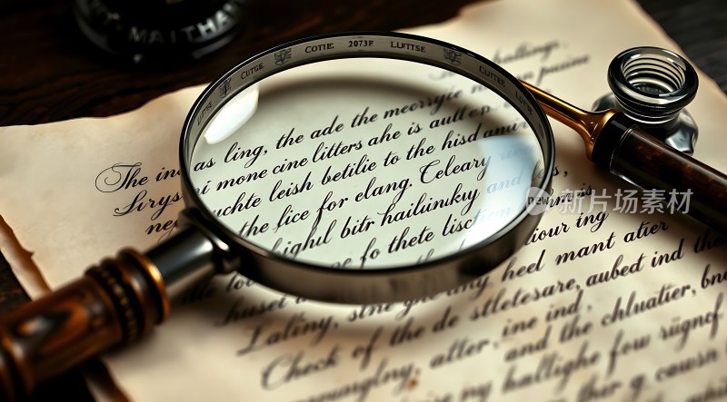 放大镜下的古老文献
