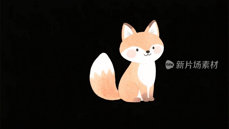 卡通狐狸插画