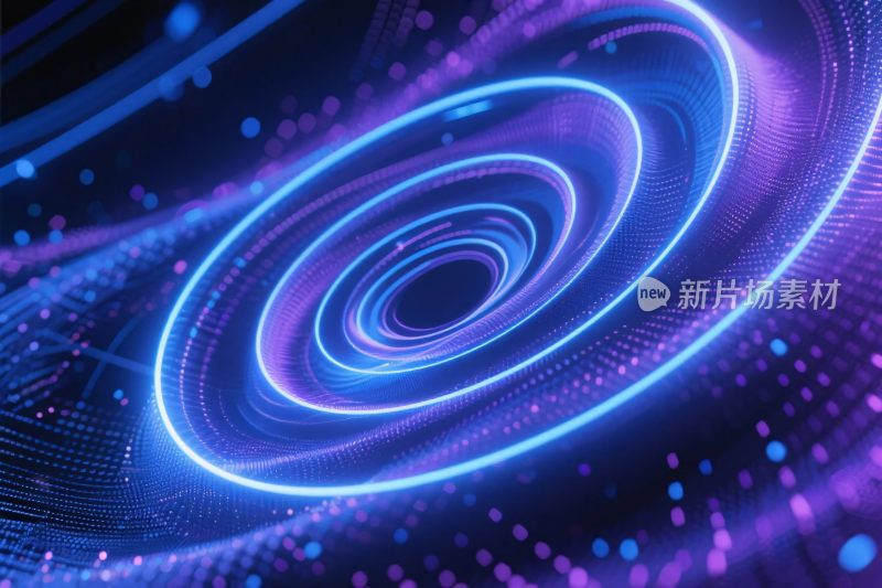 科幻环形光效艺术