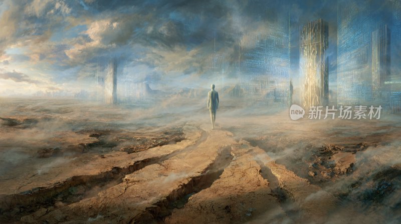 孤独行者于荒芜之地的征程