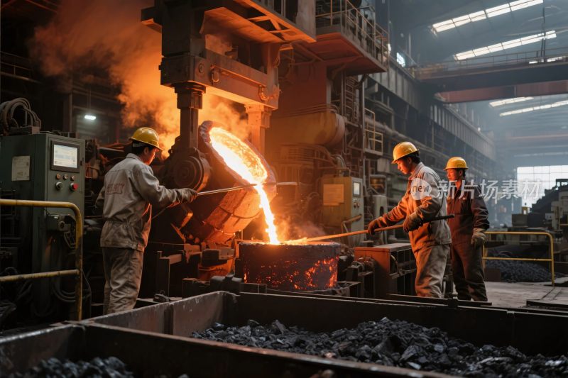 工业炼钢生产场景