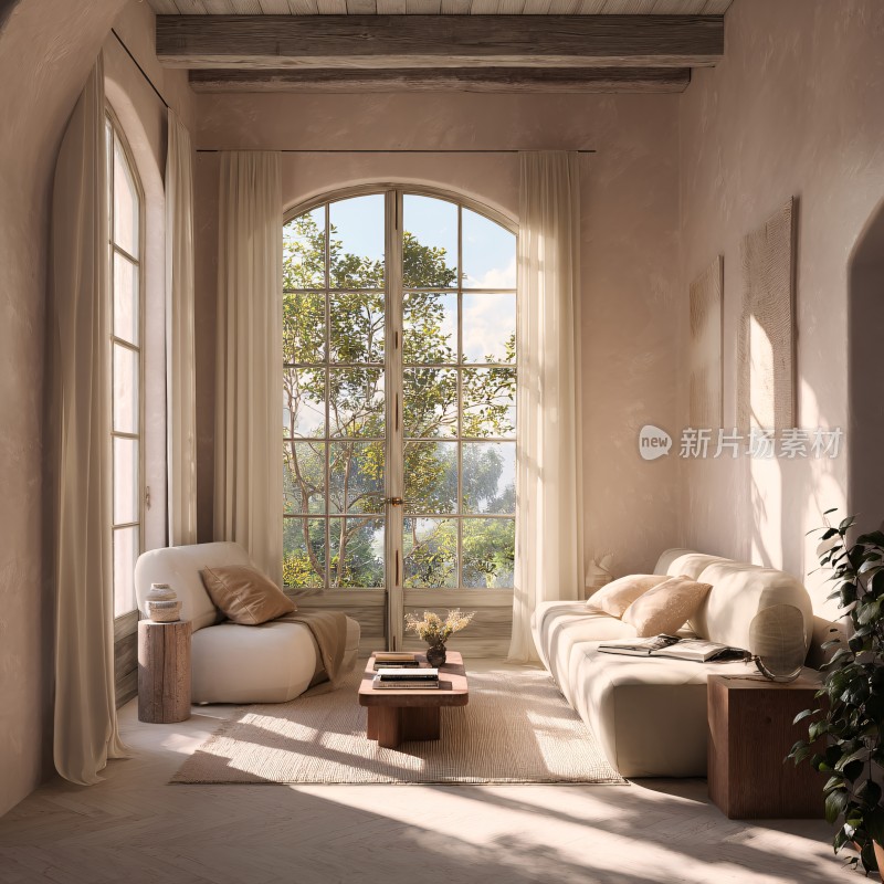 温馨舒适的室内客厅场景