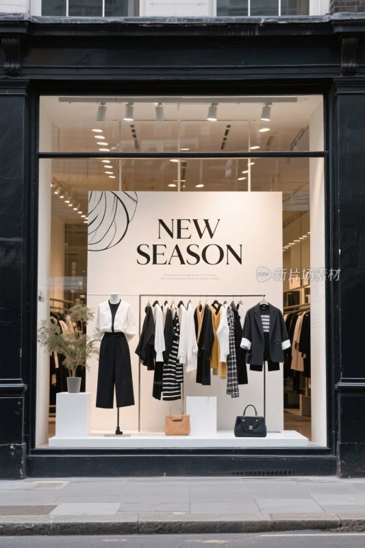 服装店橱窗陈列