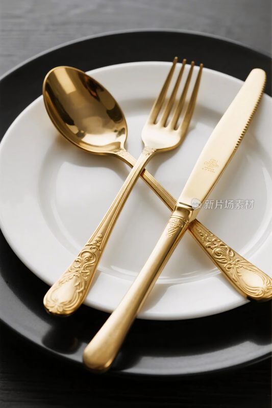 餐具摆放展示图