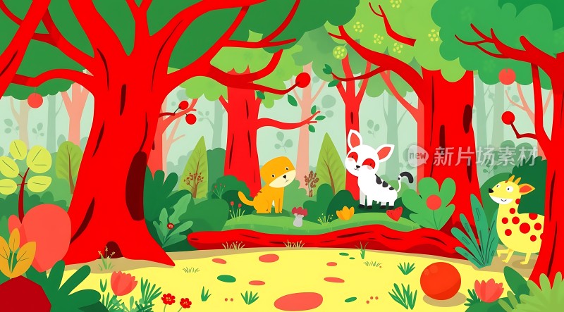 森林里的动物乐园