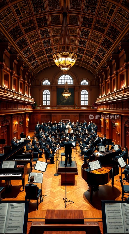 交响乐团华丽演奏