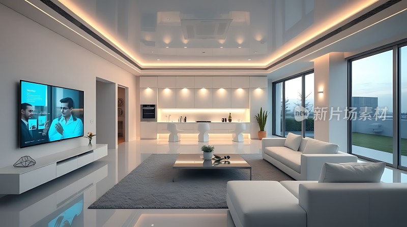 现代家居设计简约风格客厅