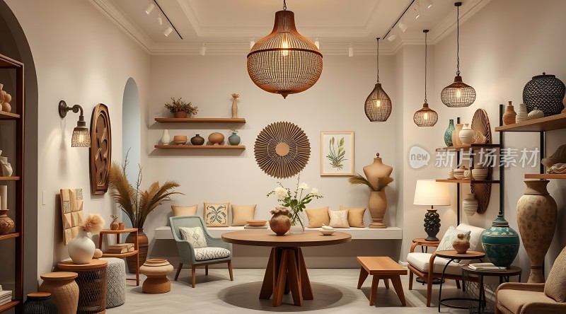 现代家居装饰展示融合自然与艺术之美