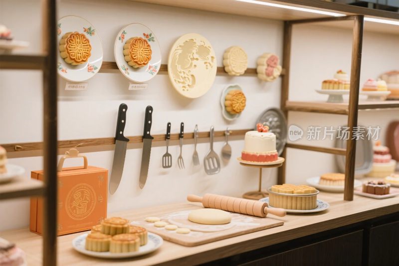 烘焙甜点展示场景
