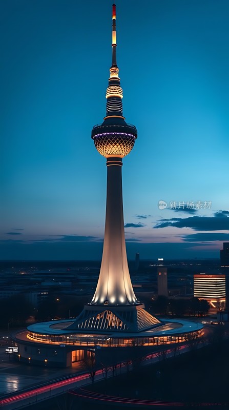 东方明珠塔夜景