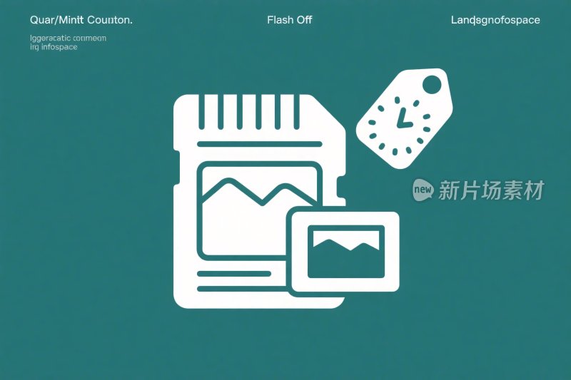 存储卡照片图标插画