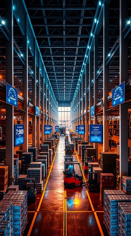 智能仓库高效物流现代仓储管理