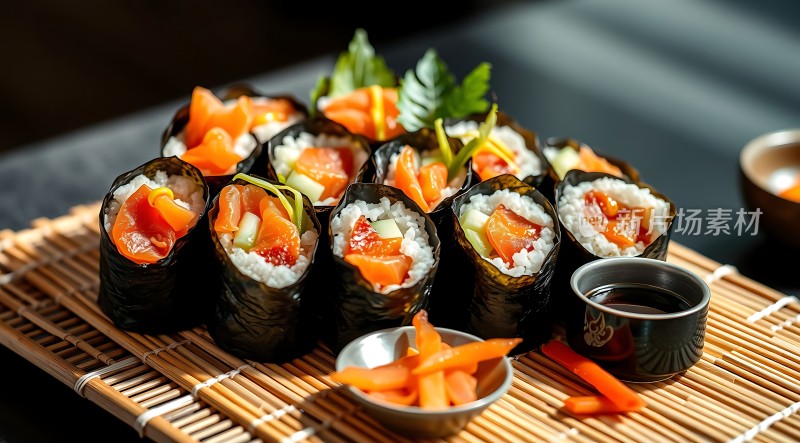 新鲜寿司食材大集合