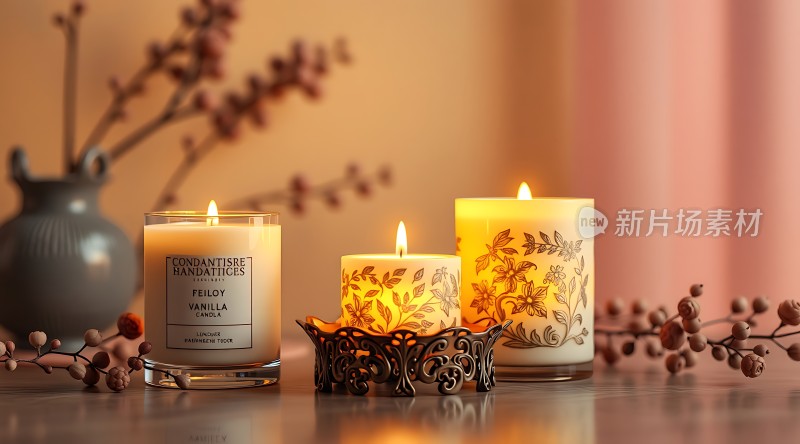 温馨烛光静享时光