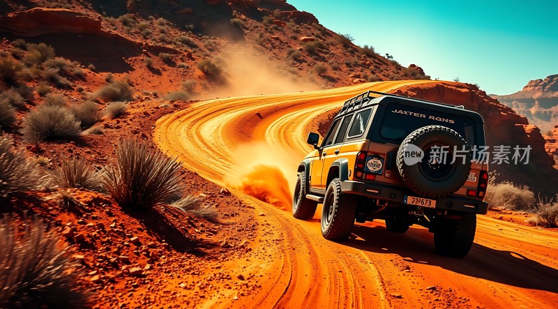 越野狂飙沙漠赛道上的速度与激情