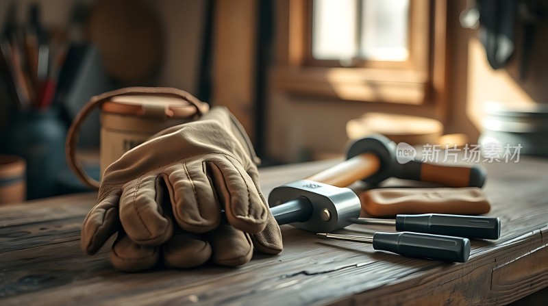 工作手套与工具