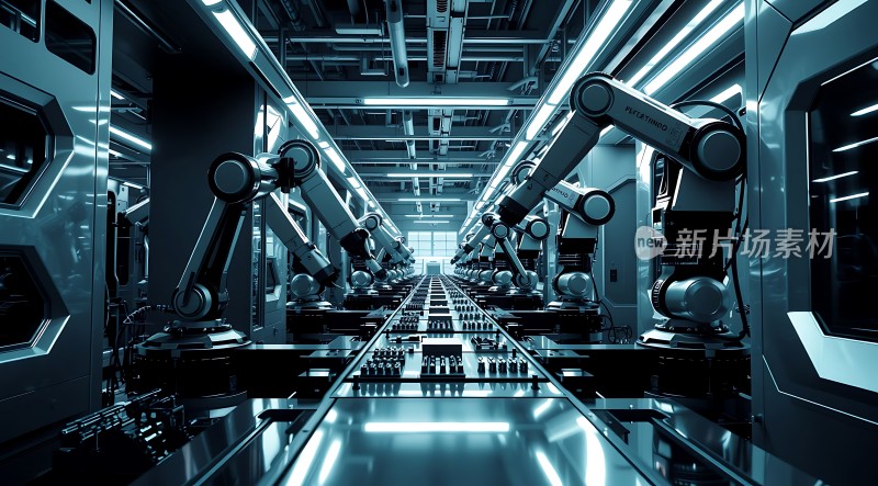 未来工厂智能机器人生产线